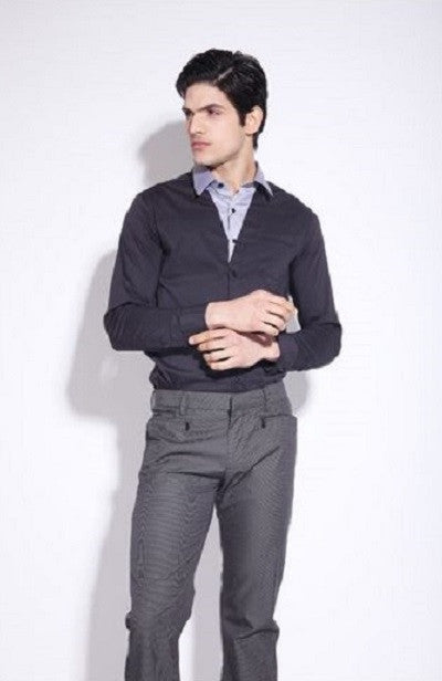 Colorant match Men long-sleeve shirt